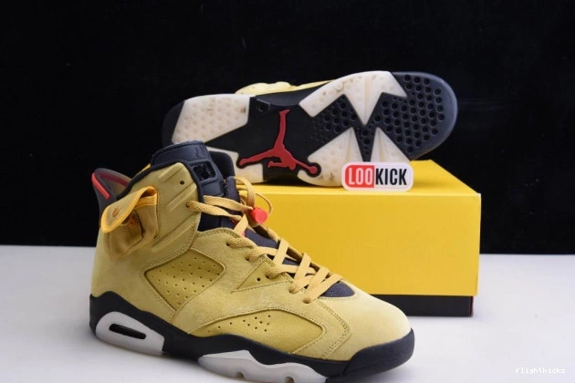 TRAVIS SCOTT AIR JORDAN CN1084-300 X YELLOW 6 0904